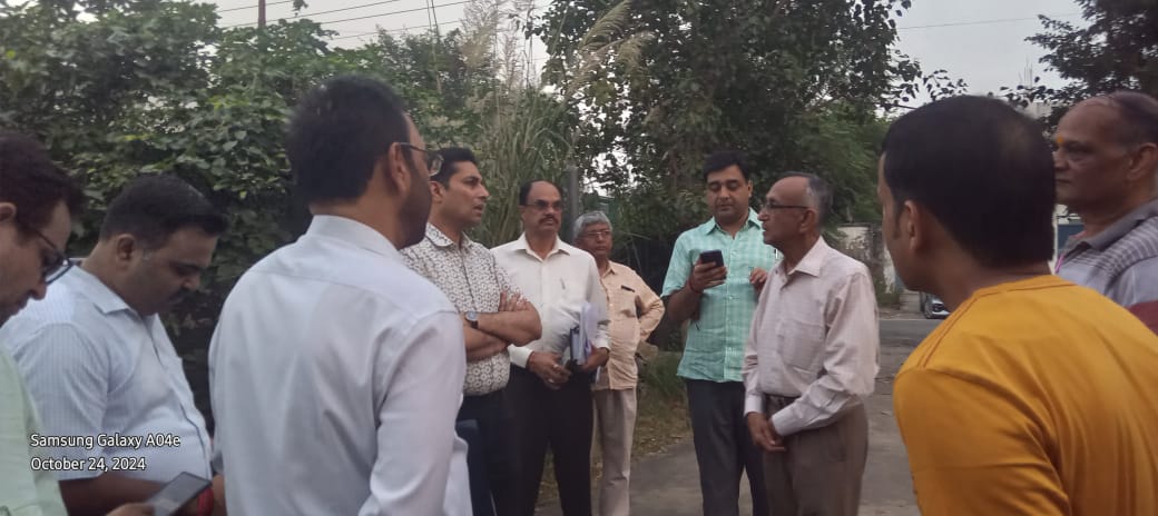 Field Inspection at Industrial Area